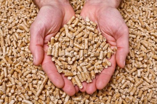 wood pellets.